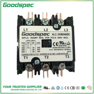 HLC-3XW04BBC(3P/40A/380-400VAC)专用接触器